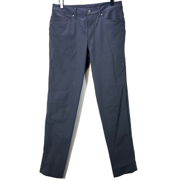 Lululemon Pants Mens sz 30 Blue ABC Commuter 30" Inseam Performance Chino Golf - Picture 1 of 11